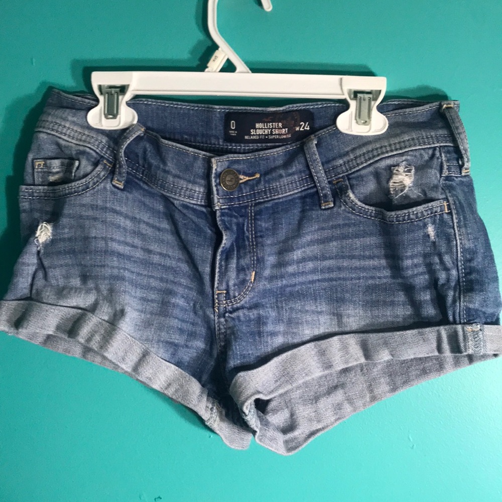 Low Rise Jean Shorts